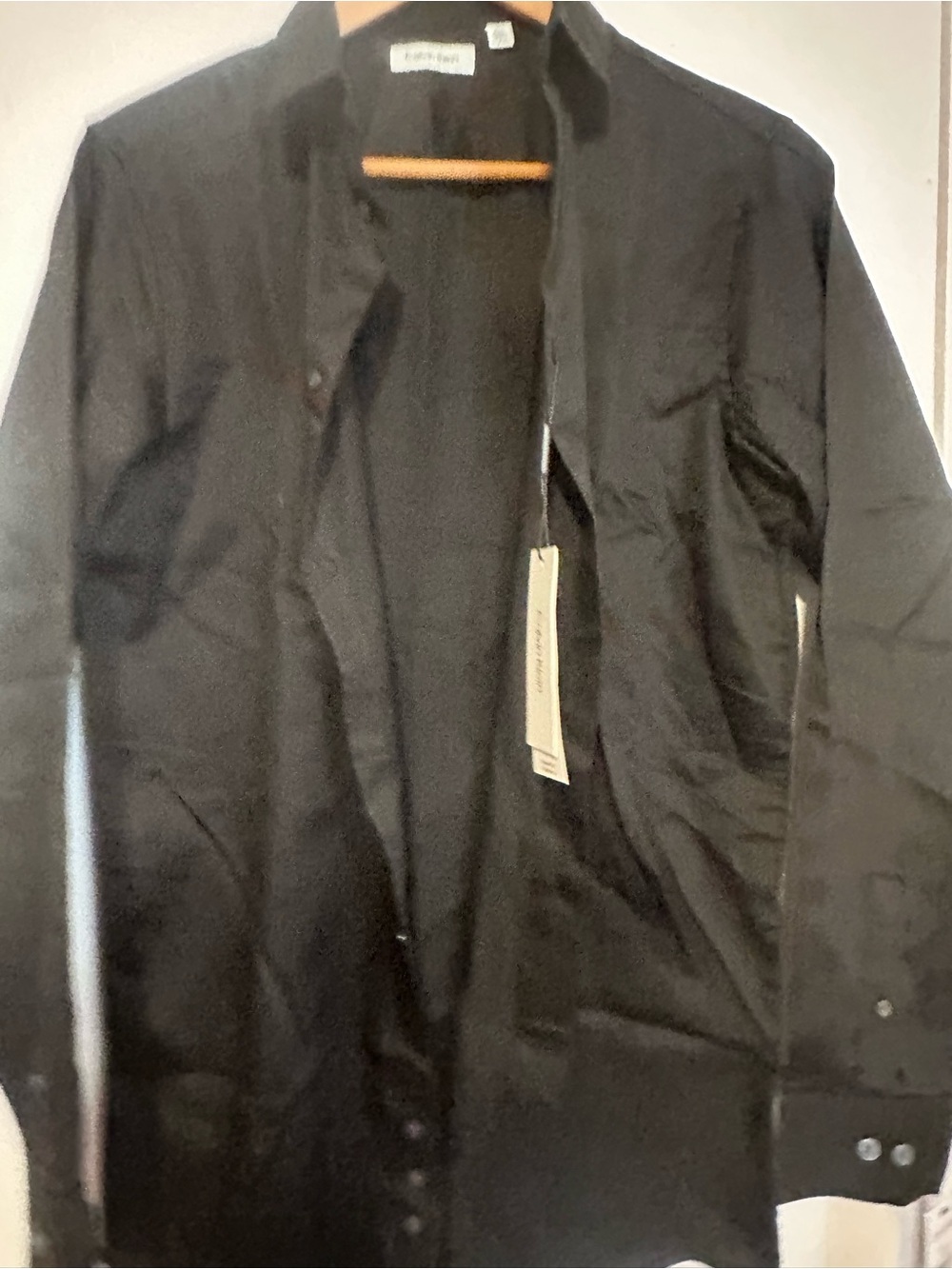 Calvin Klein Men's Black Lightweight Shirt Jacket